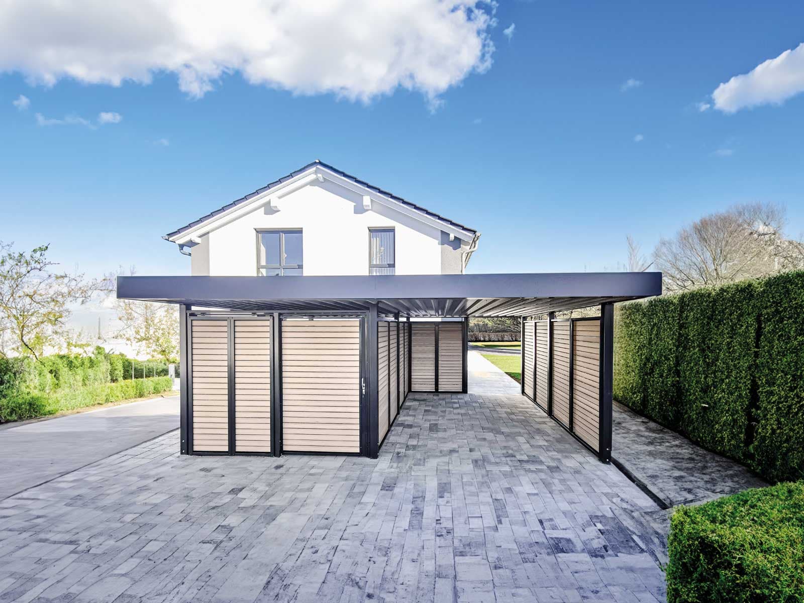 Terrassenüberdachung Alu für moderne Architektur und Häuser