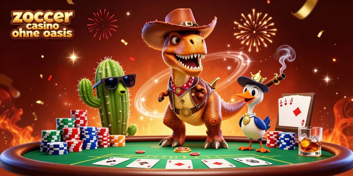 Spielen Sie im Zoccer Casino ohne Oasis und genießen Sie aufregende Poker Action.