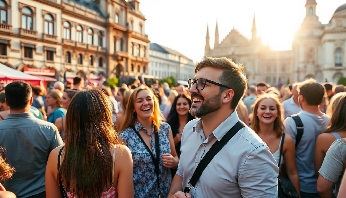 Eventfotos München mit lebendiger Festivalatmosphäre und feiernden Menschen im Freien.