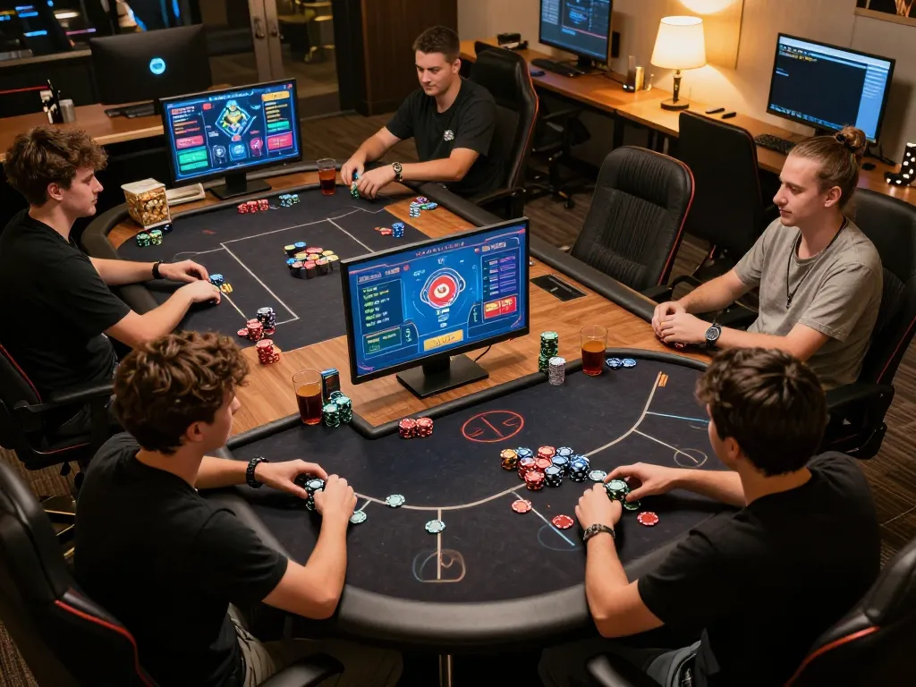 Engaging players register for SC88 and strategize their online poker game in a cozy environment