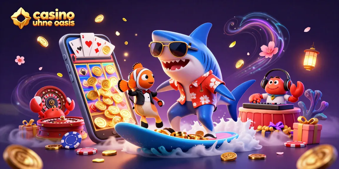 Play exciting games at casino ohne oasis with vibrant characters and dynamic casino elements.