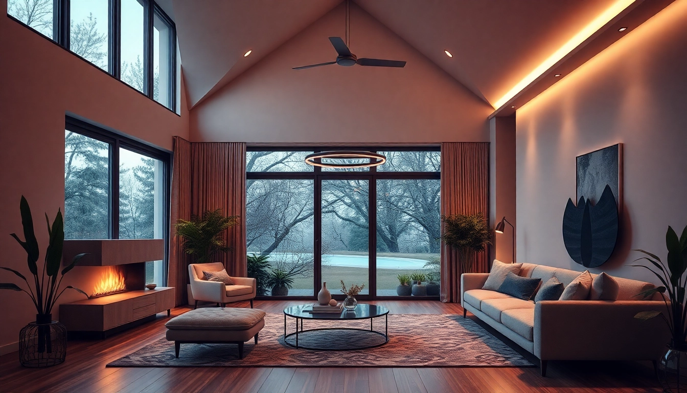 Klimaanlagen kaufen für Ihr Zuhause mit eleganter Installation in einem modernen Wohnraum.