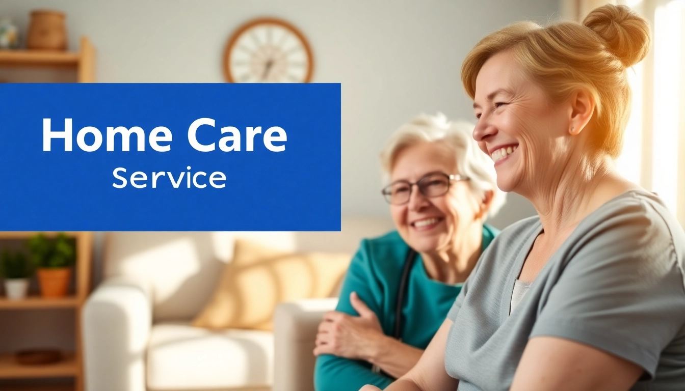 Engaging advertisement showcasing werbung pflegedienst through caregivers supporting elderly clients.