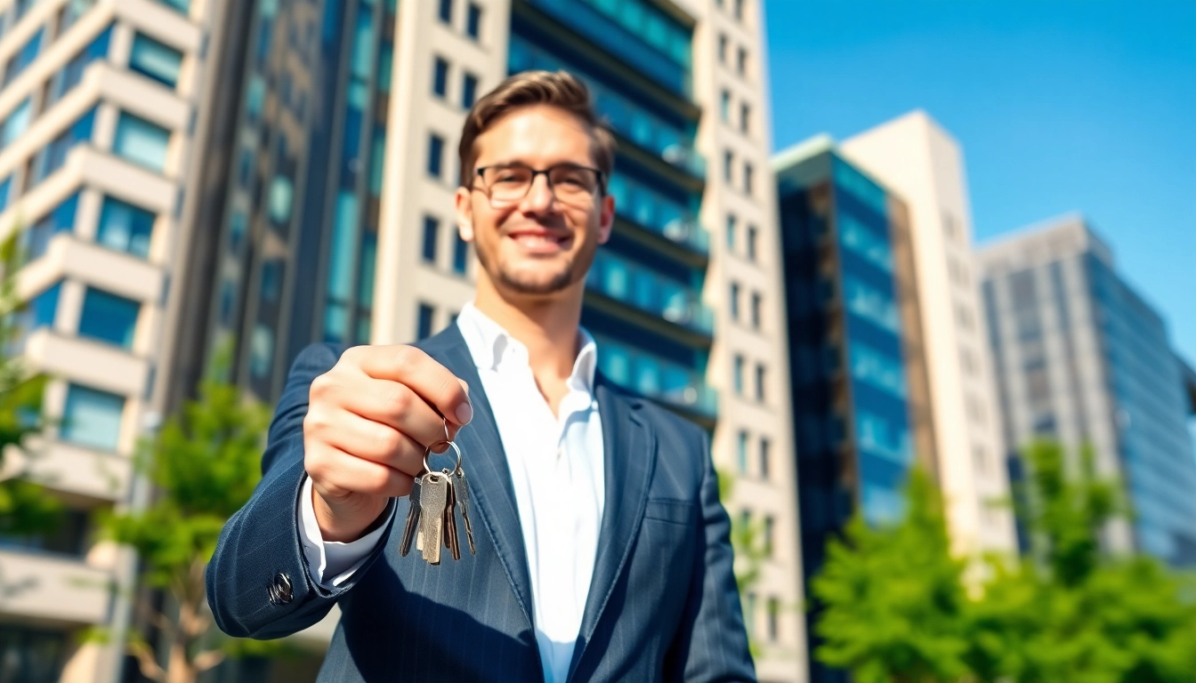 Immobilienmakler Frankfurt Dornbusch präsentiert moderne Immobilien in Frankfurt mit einem klaren Lächeln.