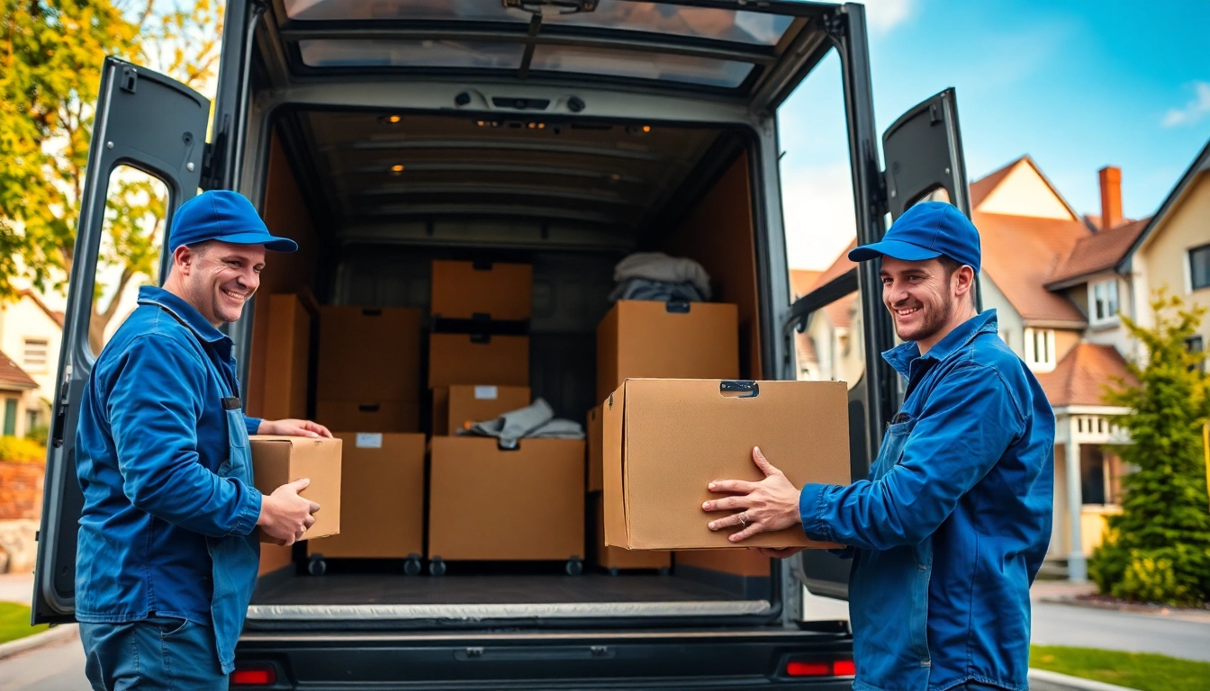 Professionelle Umzugshilfe durch das umzugsunternehmen im Saarland, während Möbel sicher verladen werden.