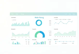 Dashboard zur Analyse des Web-Rangs mit Grafiken und Nutzerstatistiken.