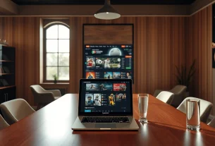 Entdecken Sie Wettanbieter ohne deutsche Lizenz in einem eleganten Wettbüro mit modernem Design und einladender Atmosphäre.