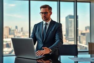 Headhunter Finance präsentiert mit Erfolg Talente im Finanzsektor in einem modernen Büro.