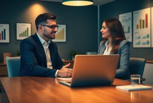 Consultation with a Headhunter Kiel highlighting professional engagement.