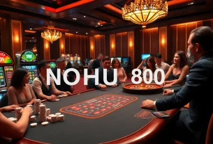 Experience the thrill at nhà cái NOHU90's professional casino tables with exciting gameplay.