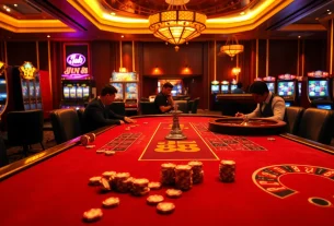 Engage in the thrilling poker game at Jun 88 casino with luxurious tables and vibrant atmosphere.
