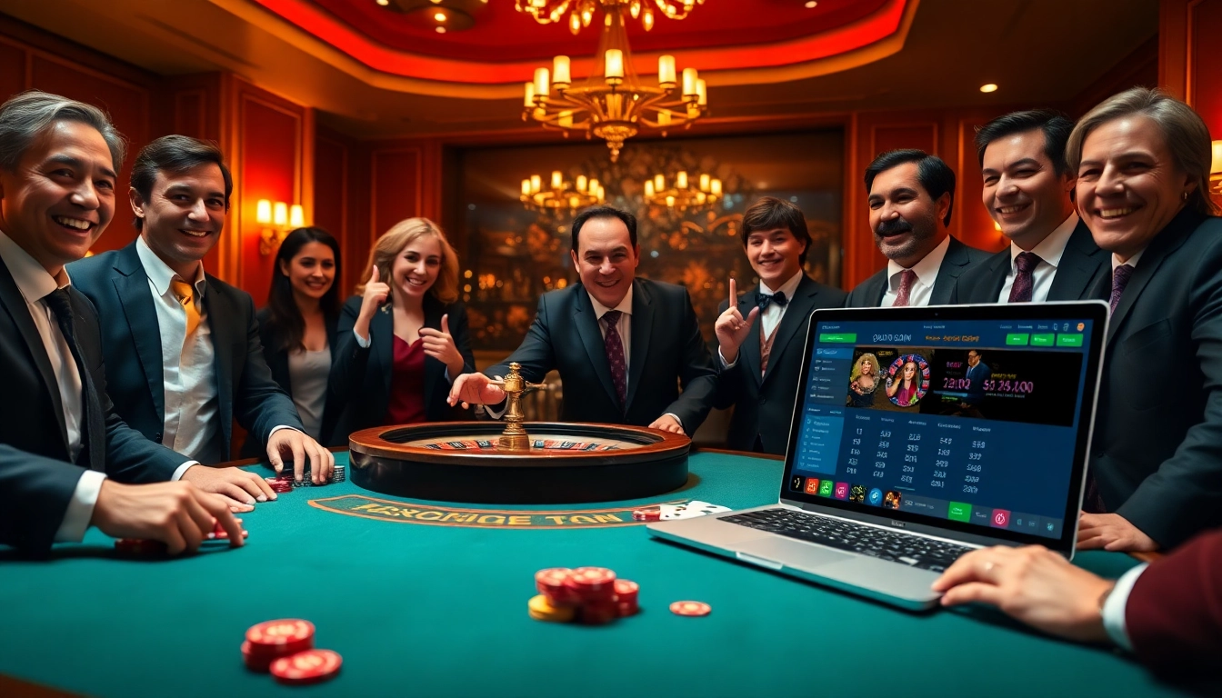Experience the thrill of winning at https://go888.jp.net/ with exciting poker action in a luxurious casino setting.