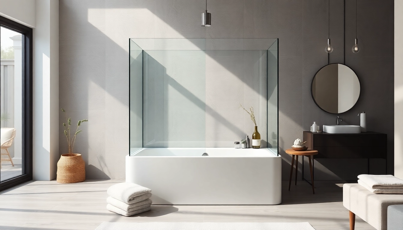 Erkunden Sie die sonni Duschkabine 90x90 in einem modernen Badezimmer mit eleganten Details.