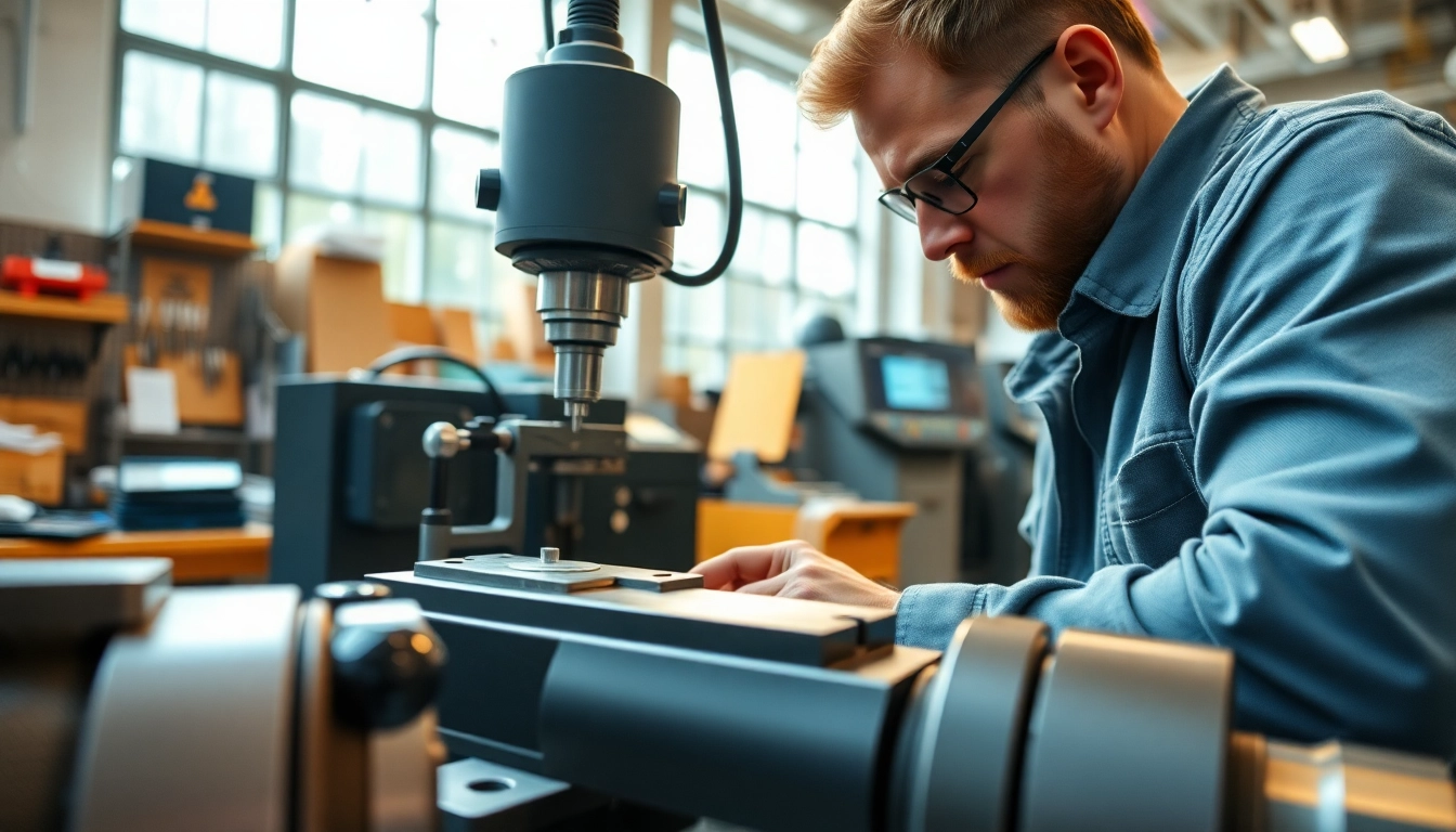 Präzise frästeile werden in einer CNC-Fräse bearbeitet.