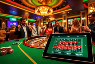 E2BET players engaging in a thrilling roulette game while enjoying the excitement of online gambling.