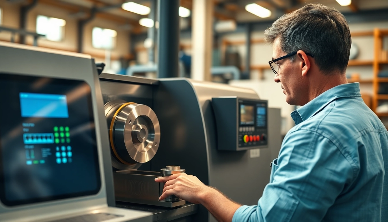 CNC drehen in einer modernen Werkstatt mit präziser Maschinenbedienung related image